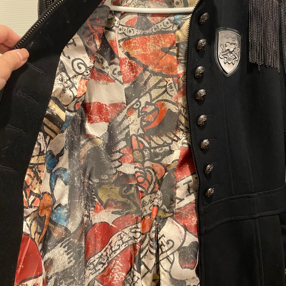 Ed Hardy military style coat - Picture 9 of 13